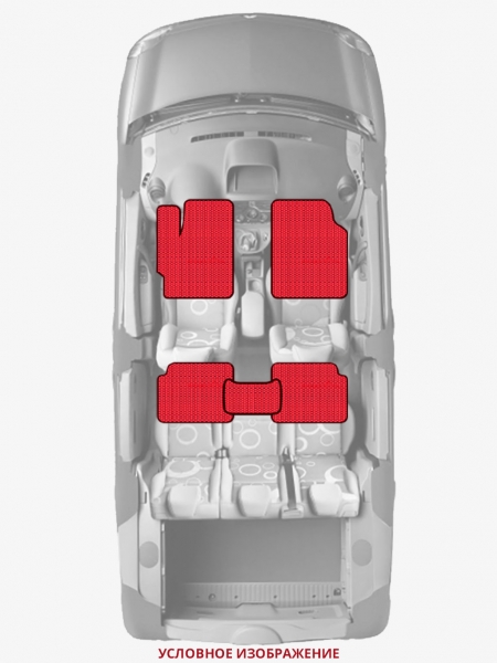 ЭВА коврики «Queen Lux» стандарт для Nissan Murano Crosscabriolet