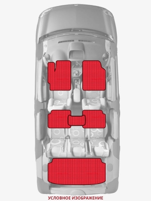 ЭВА коврики «Queen Lux» комплект для Mazda BT-50