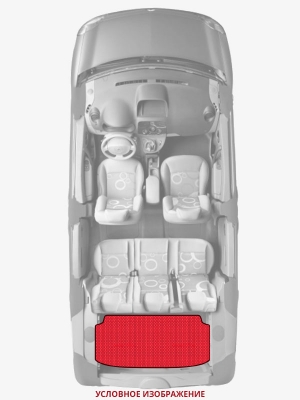 ЭВА коврики «Queen Lux» багажник для Nissan Pathfinder Hybrid